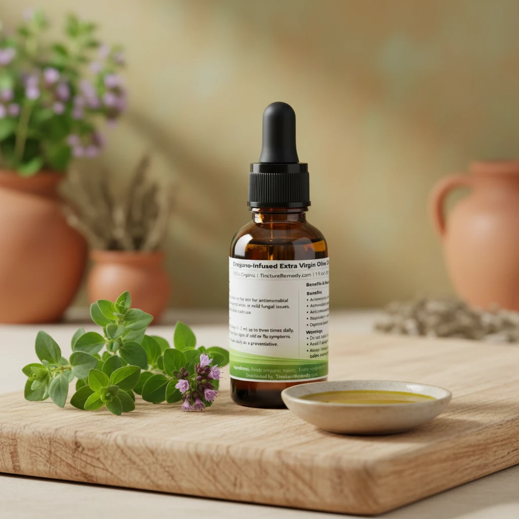 Oregano Infused Extra Virgin Olive Oil